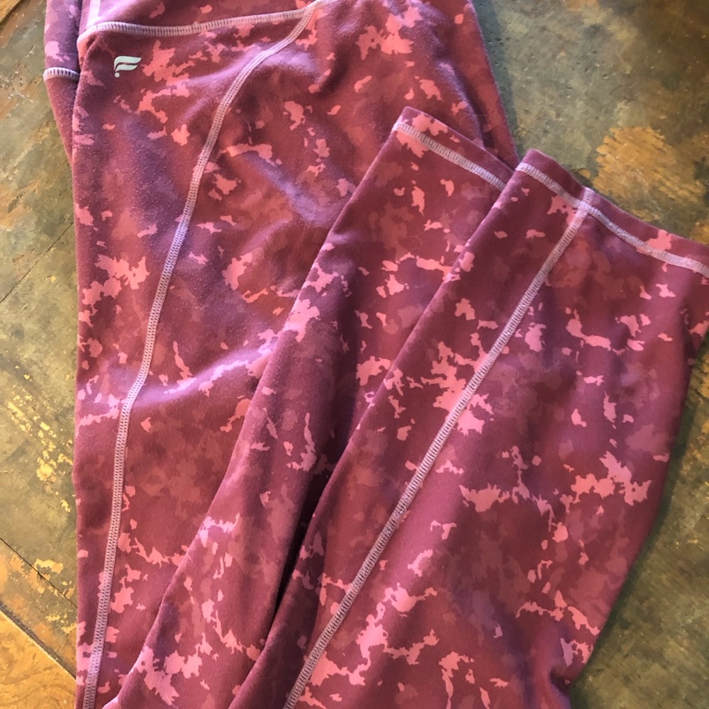 Fabletics Purple Patterned Leggings